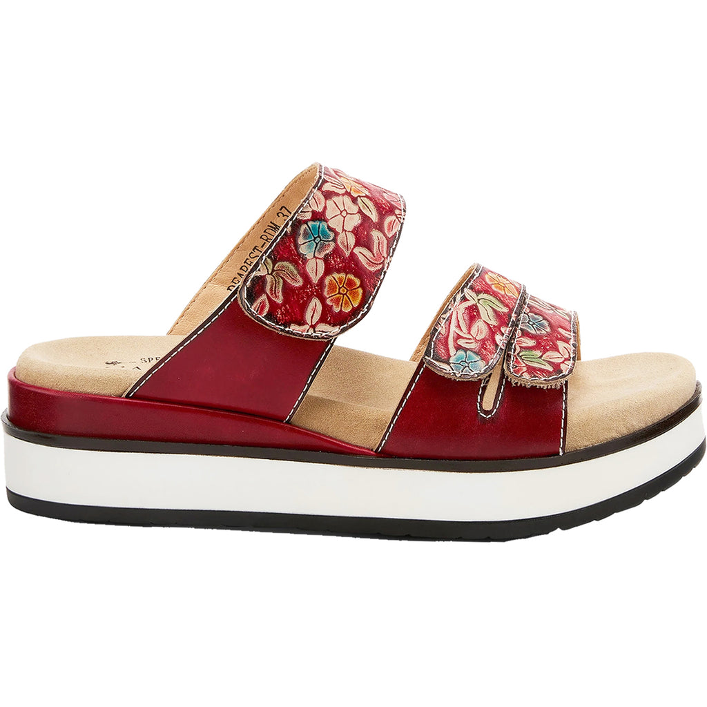 Womens L'artiste by spring step Women's L'Artiste by Spring Step Dearest Red Multi Leather Red Multi Leather