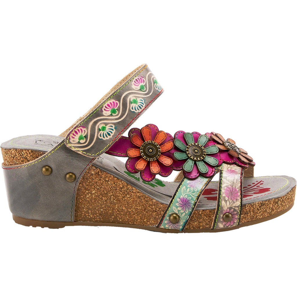 Womens L'artiste by spring step Women's L'Artiste by Spring Step Delight Grey Multi Leather Grey Multi Leather