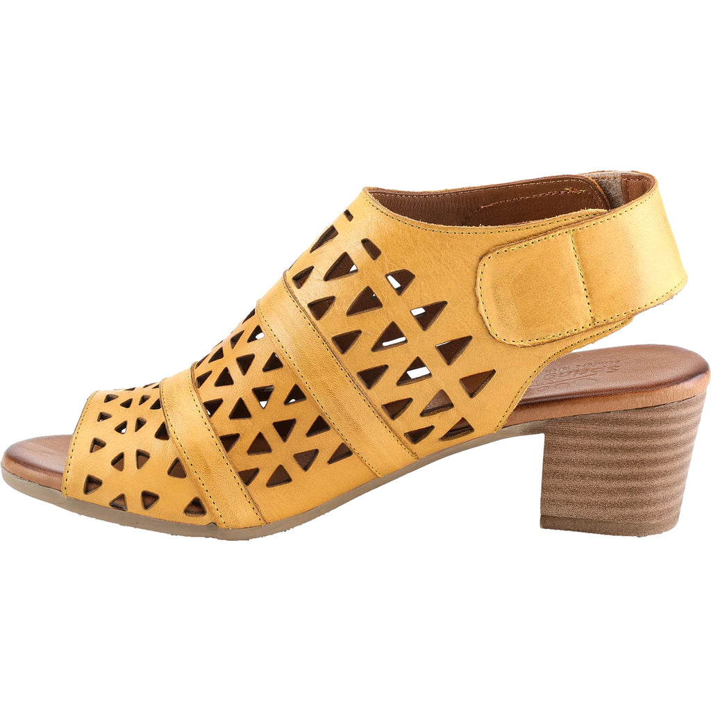 Womens Spring step Women's Spring Step Dorotha Yellow Leather Yellow Leather