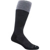 Mens Sockwell Men's Sockwell Diamond Dandy Black Knee High Socks 15-20 mmHg Black