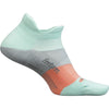Womens Feetures Women's Feetures Elite Ultra Light No Show Tab Socks Move Aside Mint Move Aside Mint
