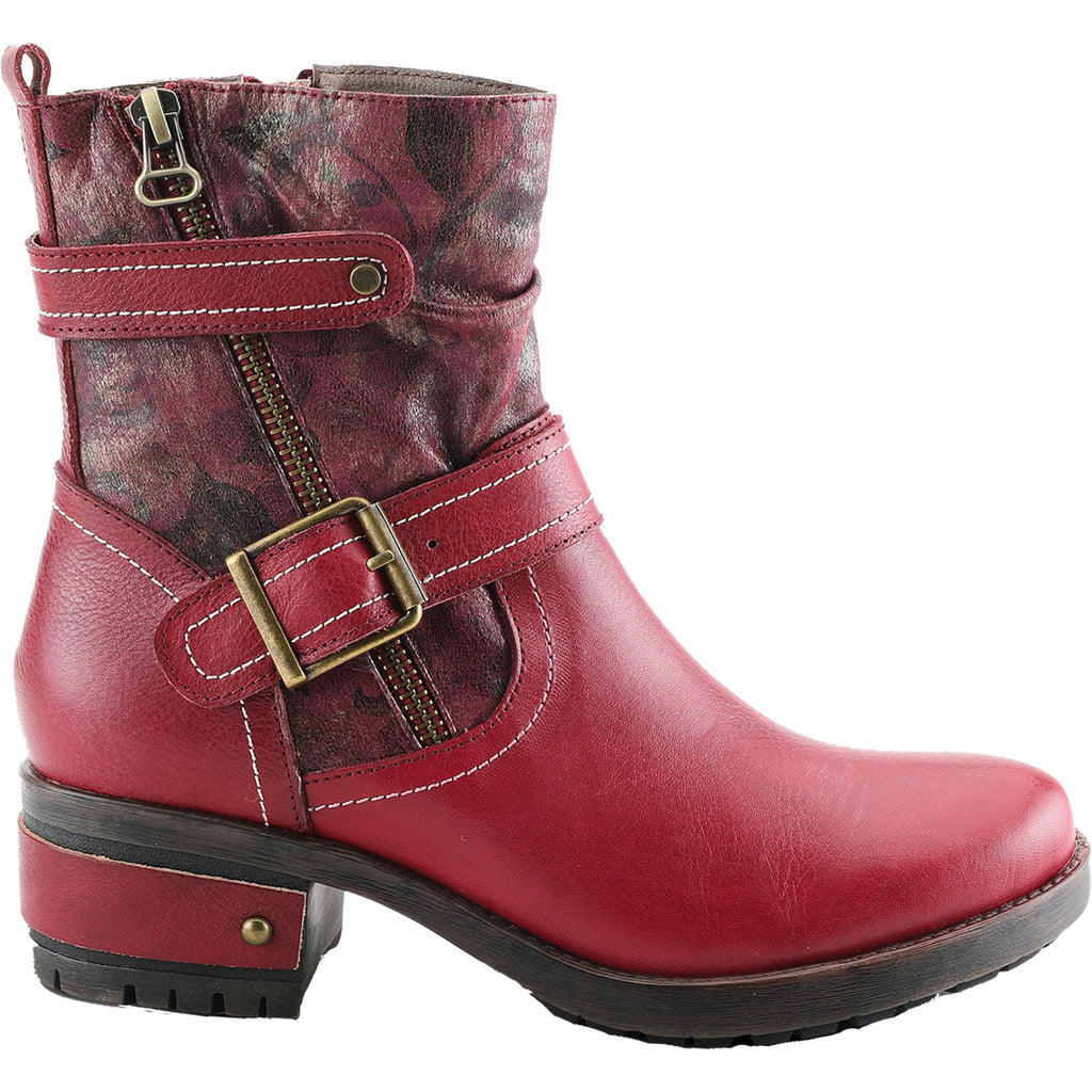 Womens L'artiste by spring step Women's L'Artiste by Spring Step Frankie Dark Red Leather Dark Red Leather