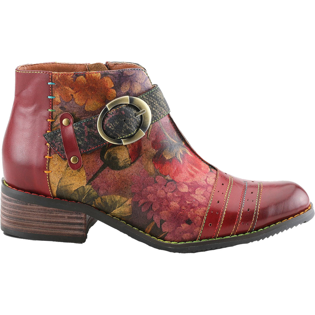 Womens L'artiste by spring step Women's L'Artiste by Spring Step Georgiana-Rose Red Multi Leather Red Multi Leather
