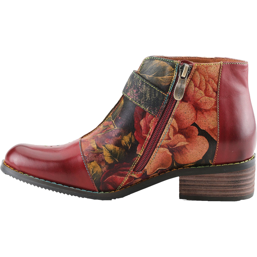 Womens L'artiste by spring step Women's L'Artiste by Spring Step Georgiana-Rose Red Multi Leather Red Multi Leather