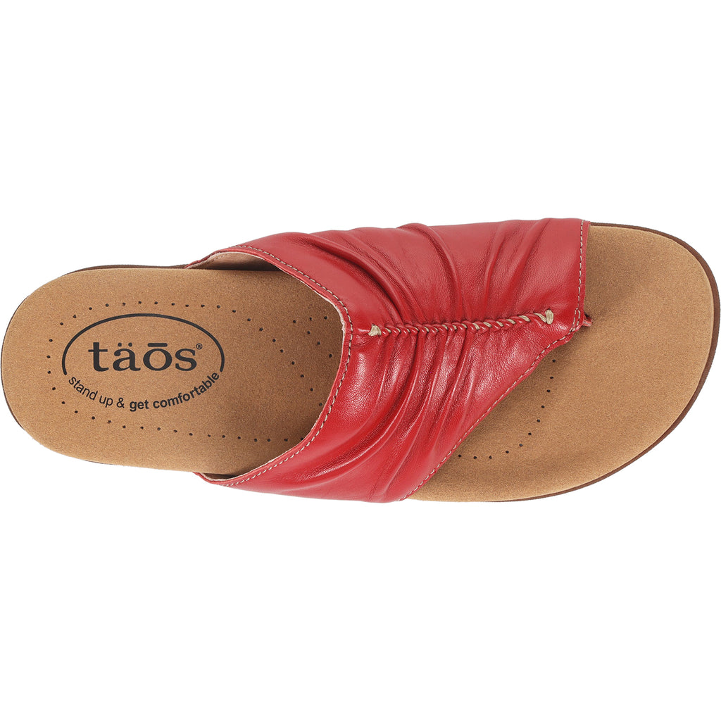 Womens Taos Women's Taos Gift 2 Red Leather Red Leather
