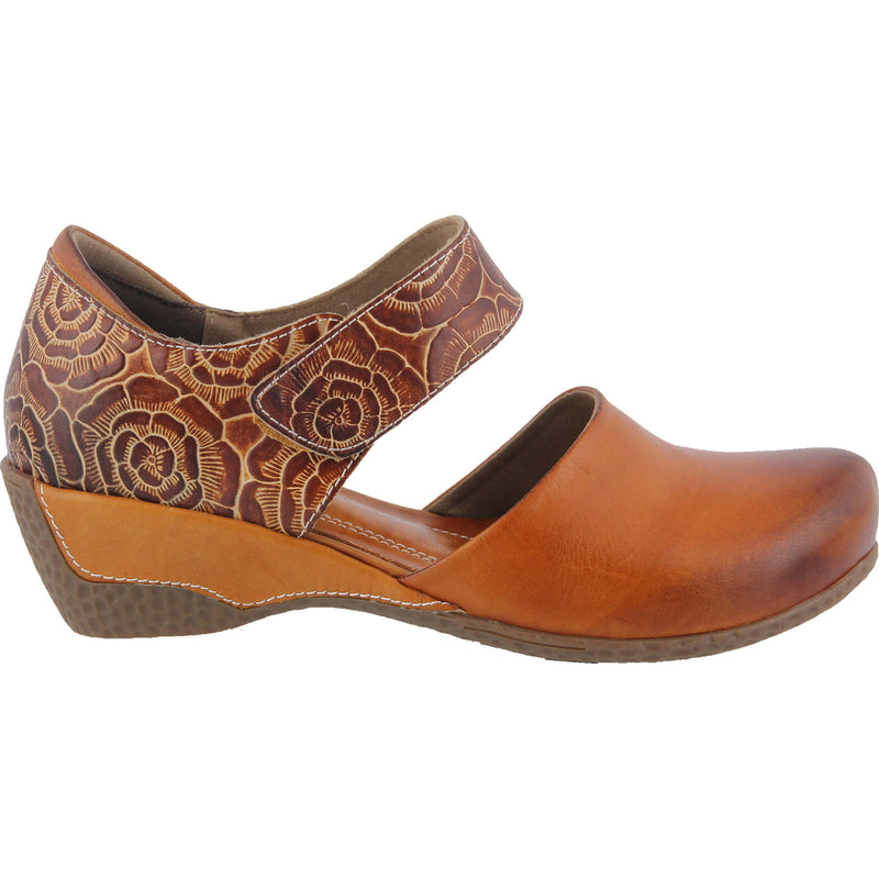 Women's L'Artiste by Spring Step Gloss-Pansy Camel Leather