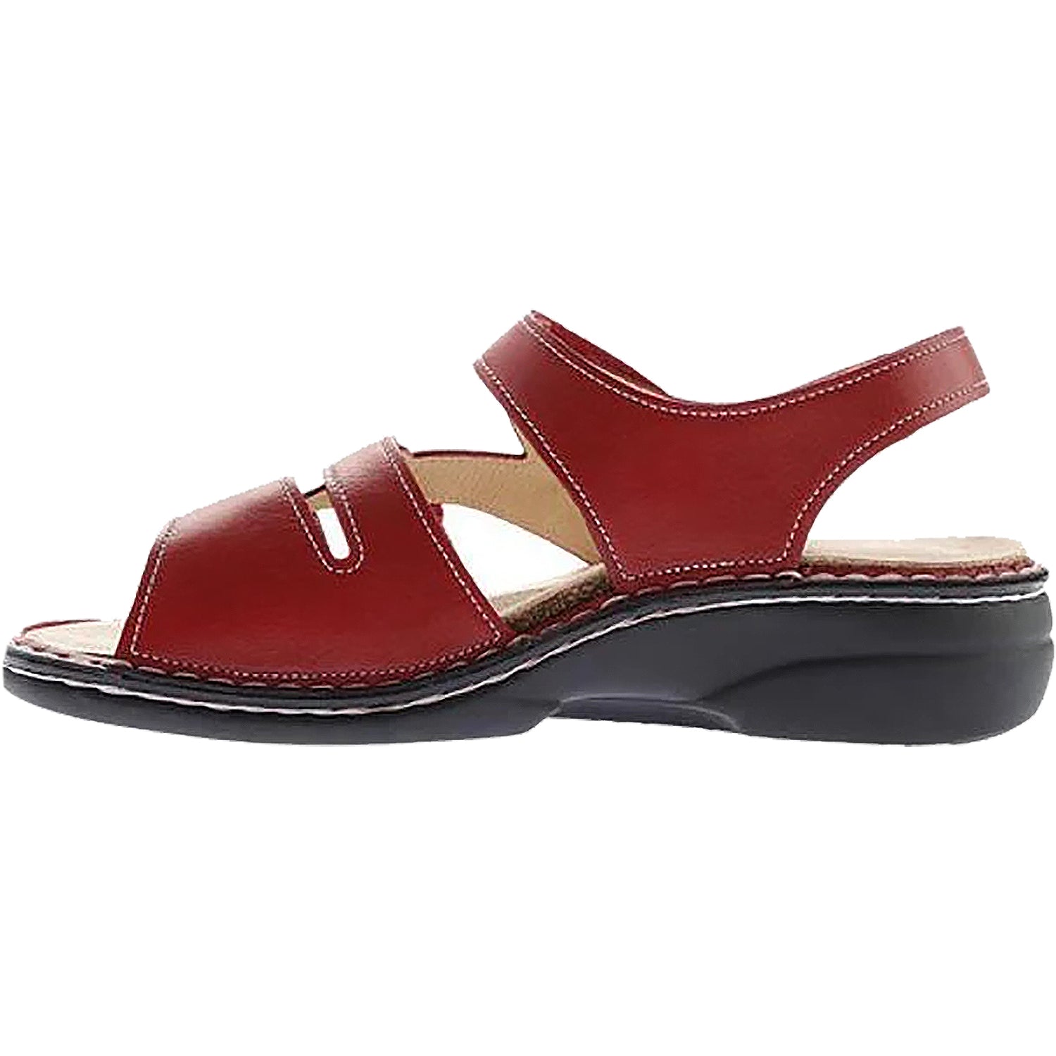 Finn Comfort Gomera Soft Red | Women's Comfort Sandal | Footwear etc.