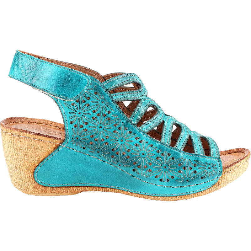 Women's Spring Step Inocencia Turquoise Leather