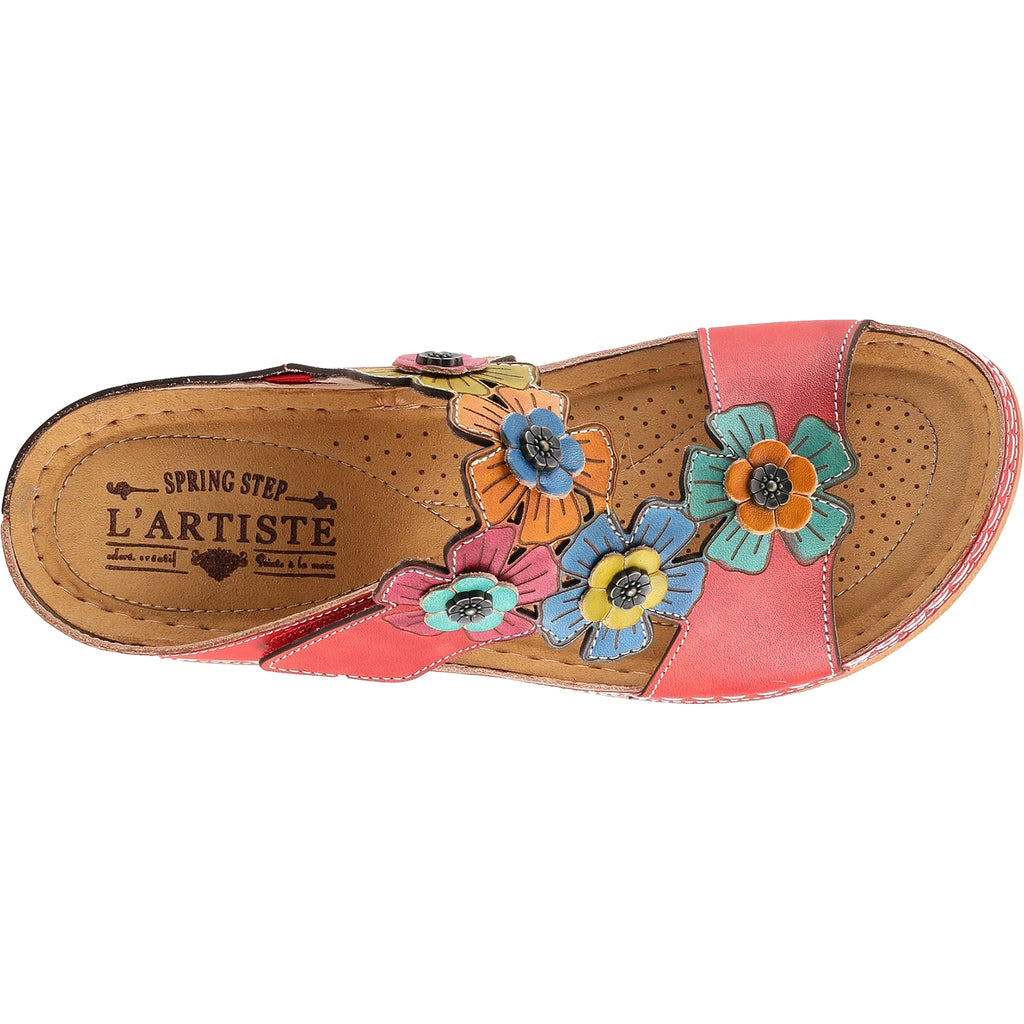Womens L'artiste by spring step Women's L'Artiste by Spring Step Izna Red Multi Leather Red Multi Leather