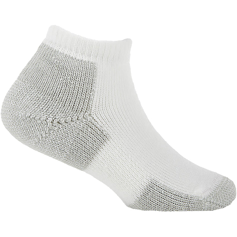 Unisex Thorlo JMM Running Maximum Cushion Low Cut Socks White/Platinum
