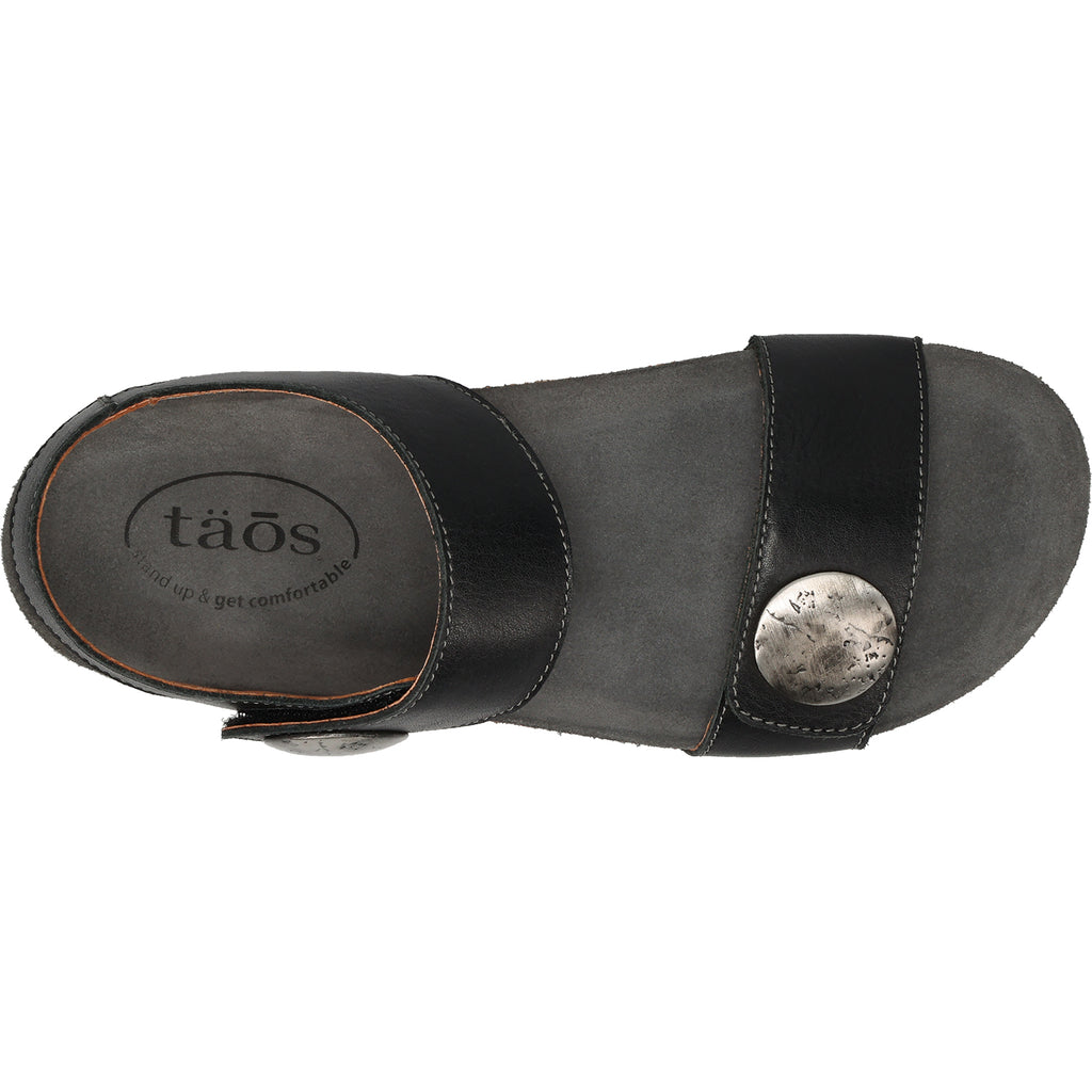 Womens Taos Women's Taos Luckie Black Leather Black Leather