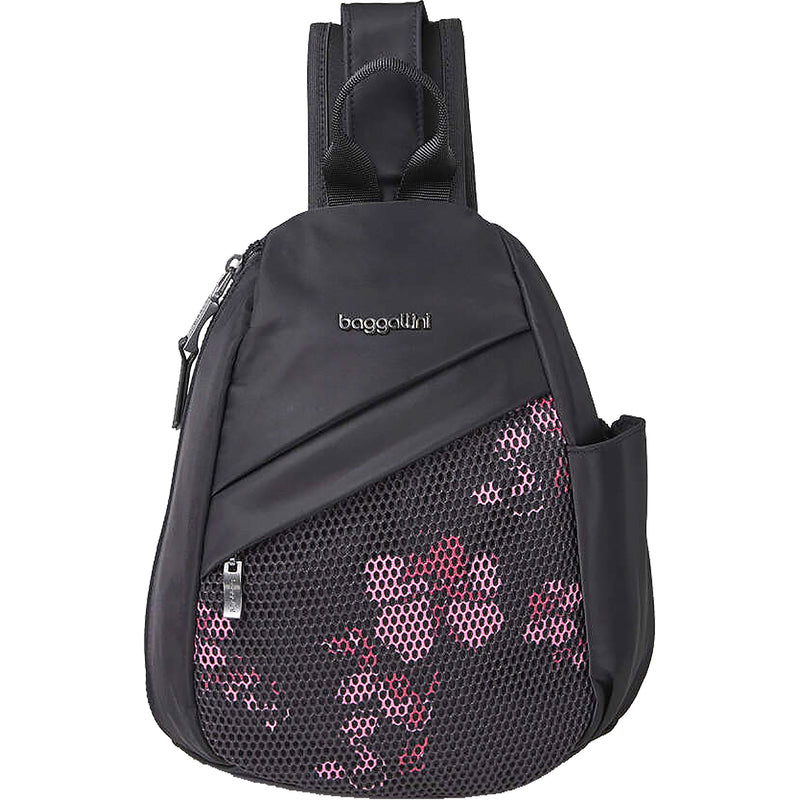 Women's Baggallini East Village Sling Pink Orchid Nylon