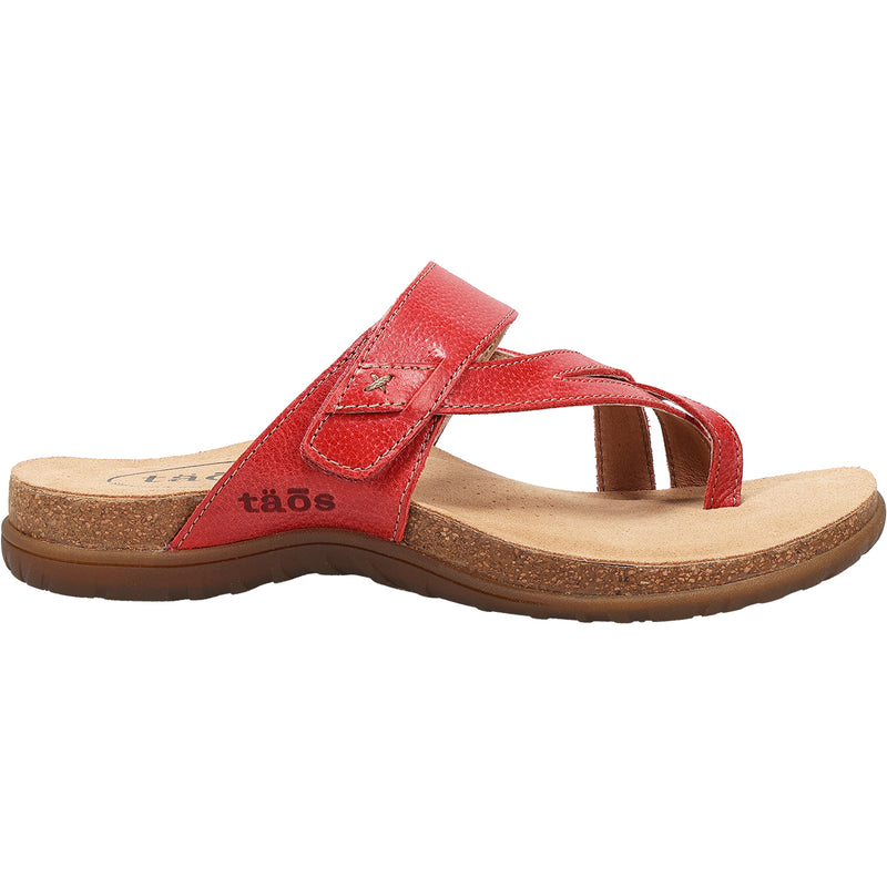 Women's Taos Perfect True Red Leather