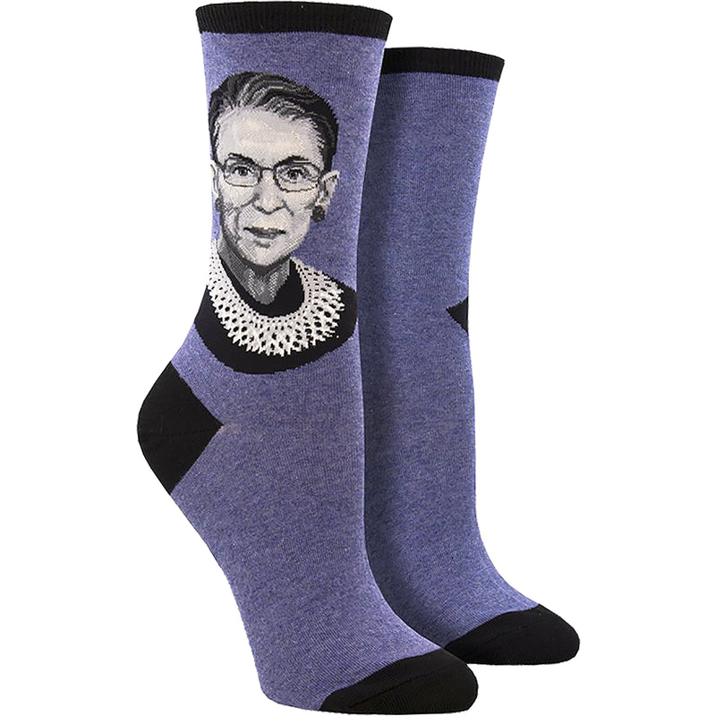 Women's Socksmith Ruth Bader Ginsburg Socks Blue Heather
