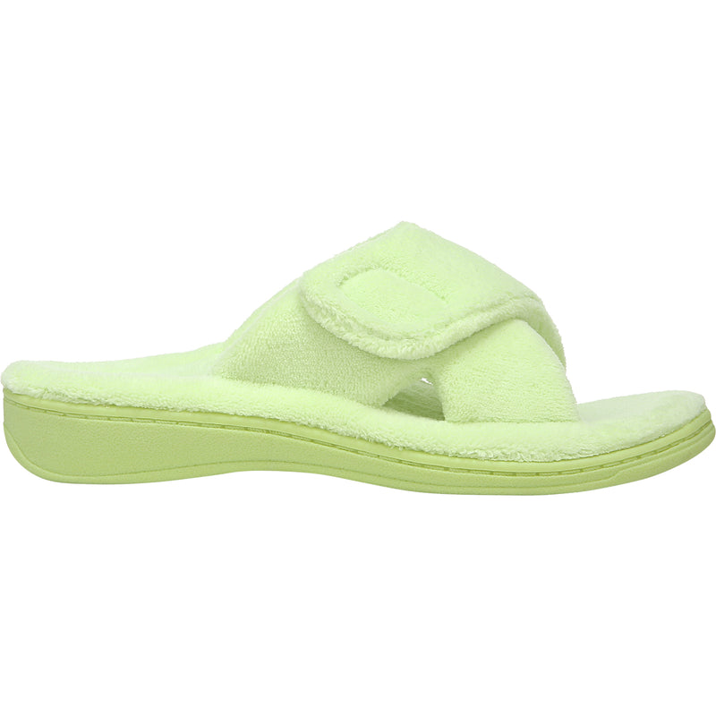 Women's Vionic Relax Pale Lime Terrycloth