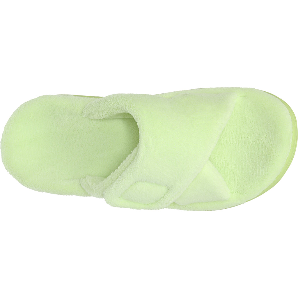 Womens Vionic Women's Vionic Relax Pale Lime Terrycloth Pale Lime Terrycloth
