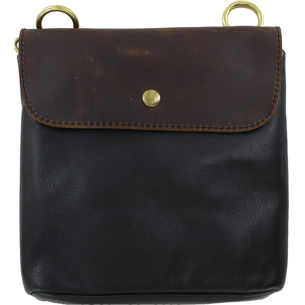 Womens Osgoode marley Women's Osgoode Marley Rosemary Small Crossbody Black Leather Black Leather