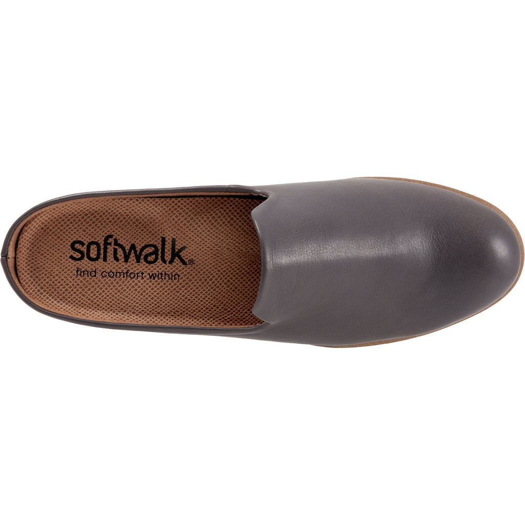Womens Soft walk Women's SoftWalk Wolcott Grey Leather Grey Leather
