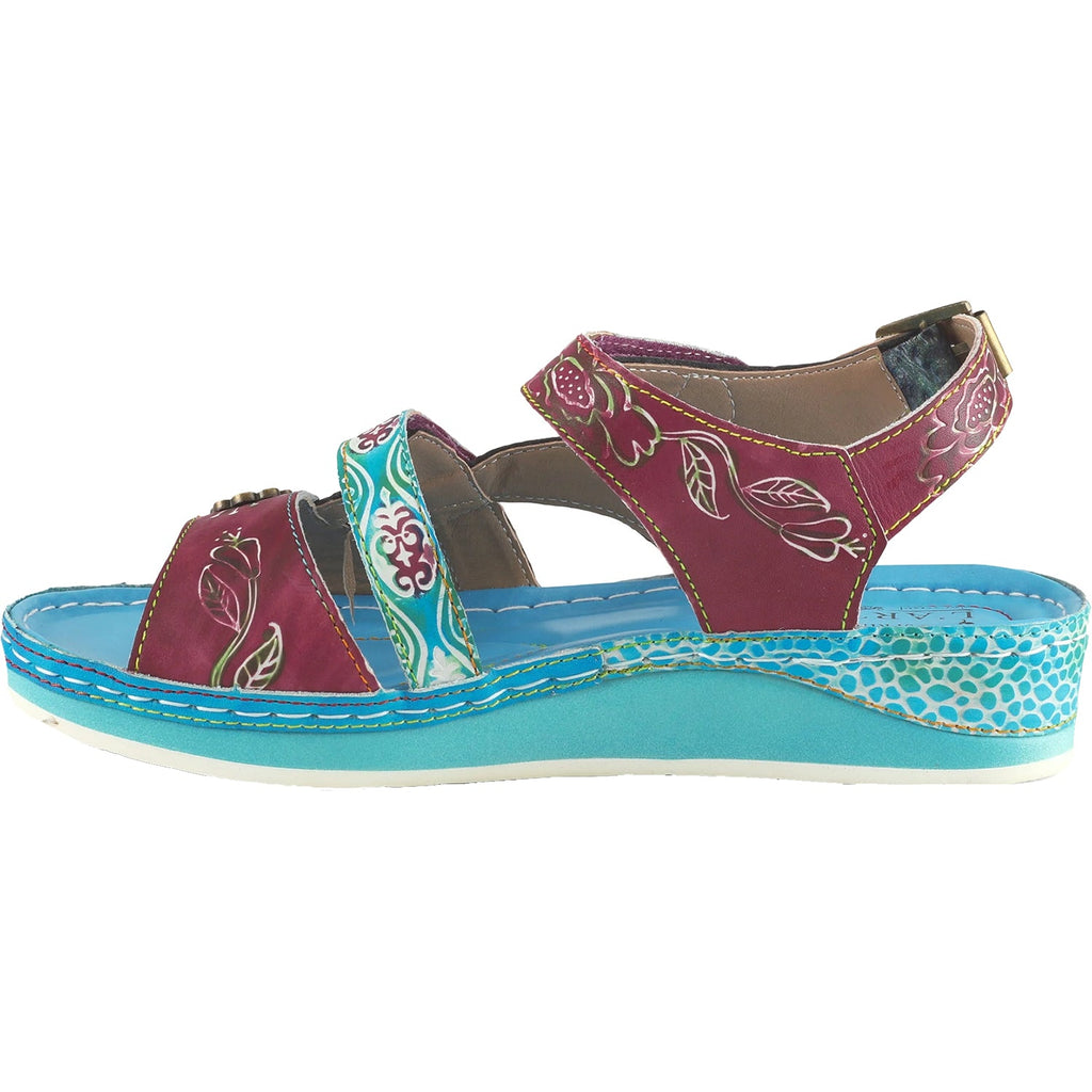 Womens L'artiste by spring step Women's L'Artiste by Spring Step Sumacah Aqua Multi Leather Aqua Multi Leather