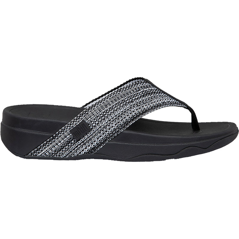 Women's FitFlop Surfa All Black Fabric