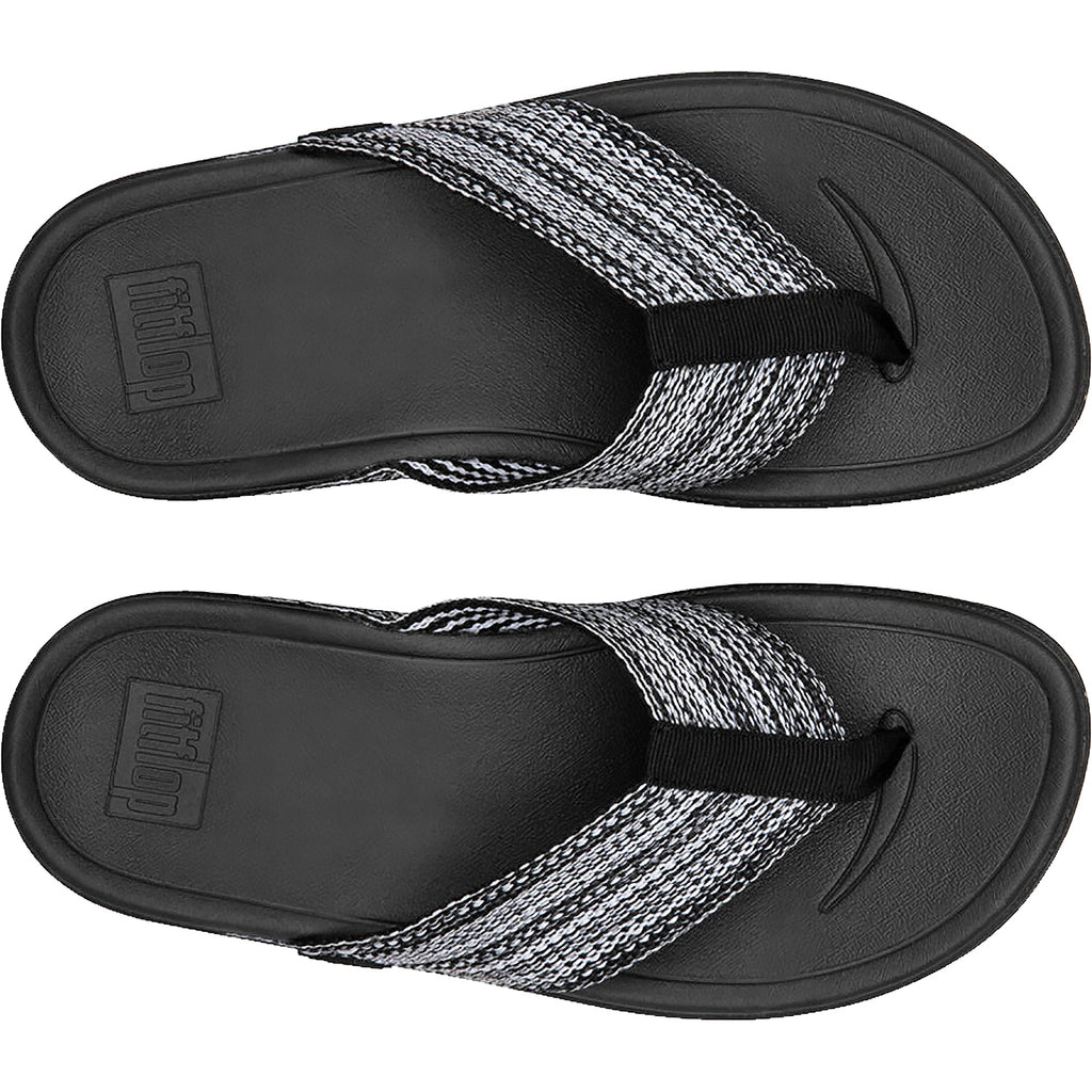 Womens Fit flop Women's FitFlop Surfa All Black Fabric All Black Fabric