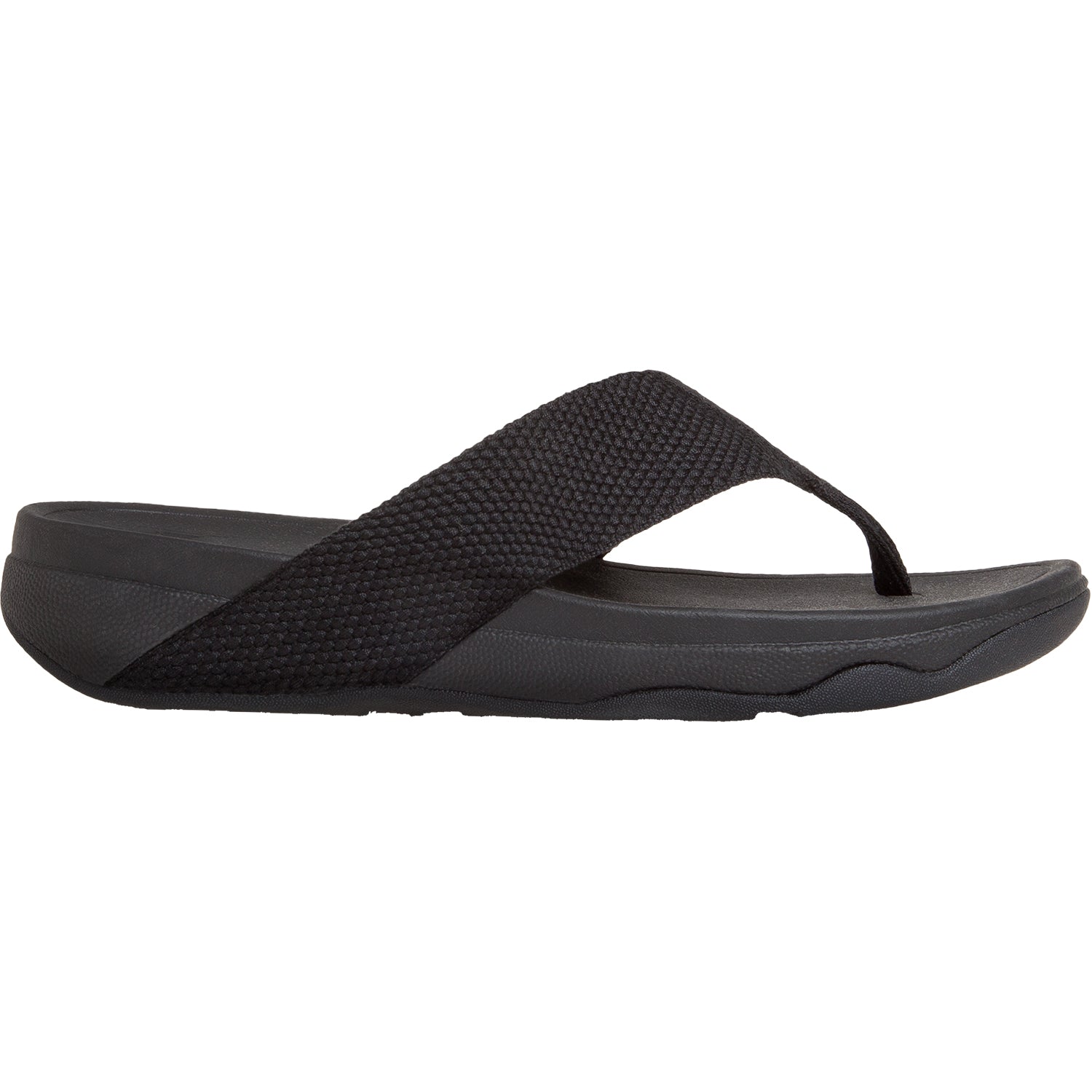 FitFlop Surfa Black | Women's Flip Flops | Footwear etc.
