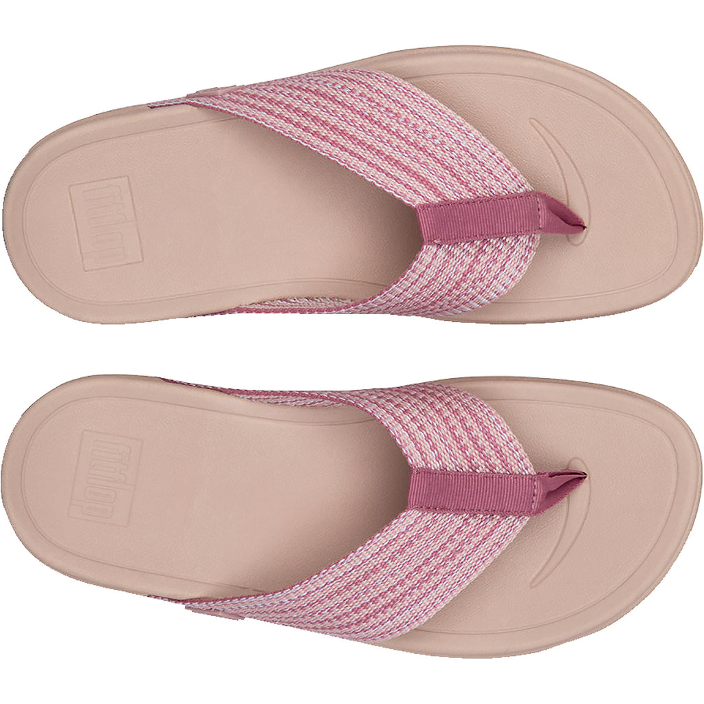 Womens Fit flop Women's FitFlop Surfa Soft Pink Fabric Soft Pink Fabric