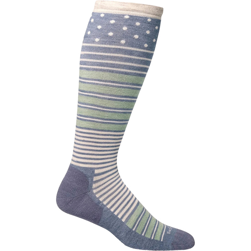 Women's Sockwell Twister Bluestone Knee High Socks 20-30 mmHg