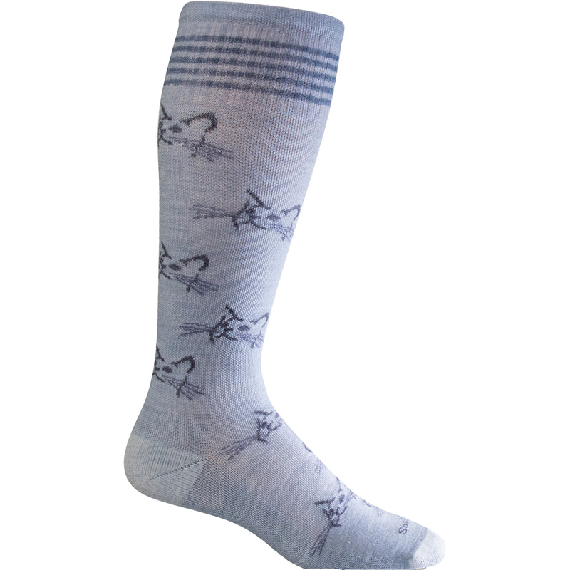 Women's Sockwell Feline Fancy Chambray Knee High Socks 15-20 mmHg