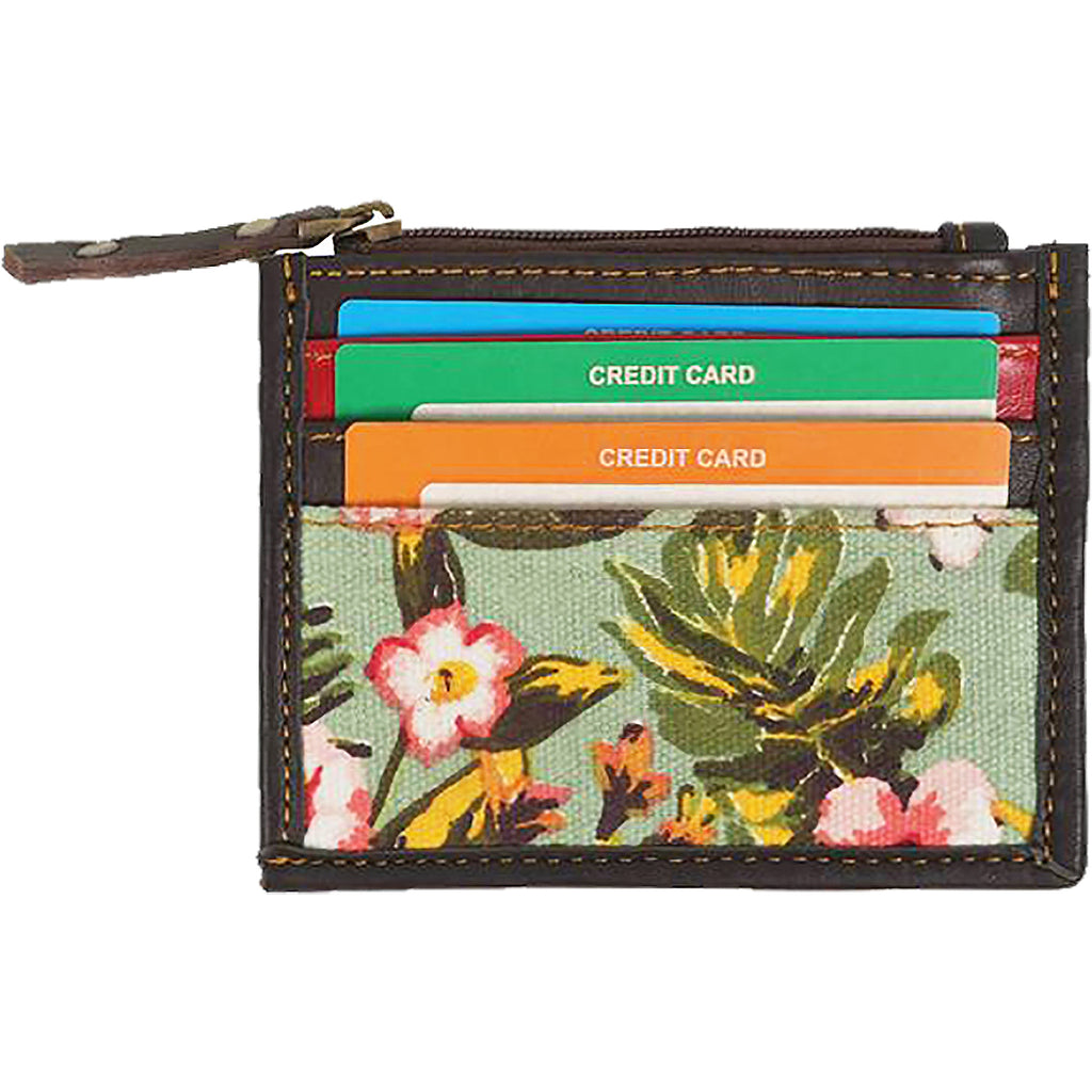 Womens Vaan & co. Women's Vaan and Co. Credit Card Wallet Laguna Leather Laguna Leather
