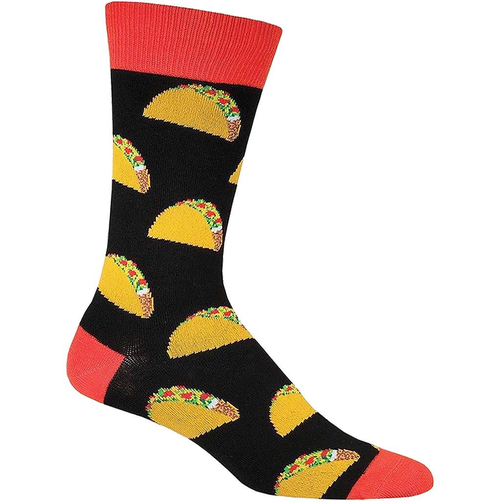 Mens Socksmith design Men's Socksmith Tacos Socks Black Black