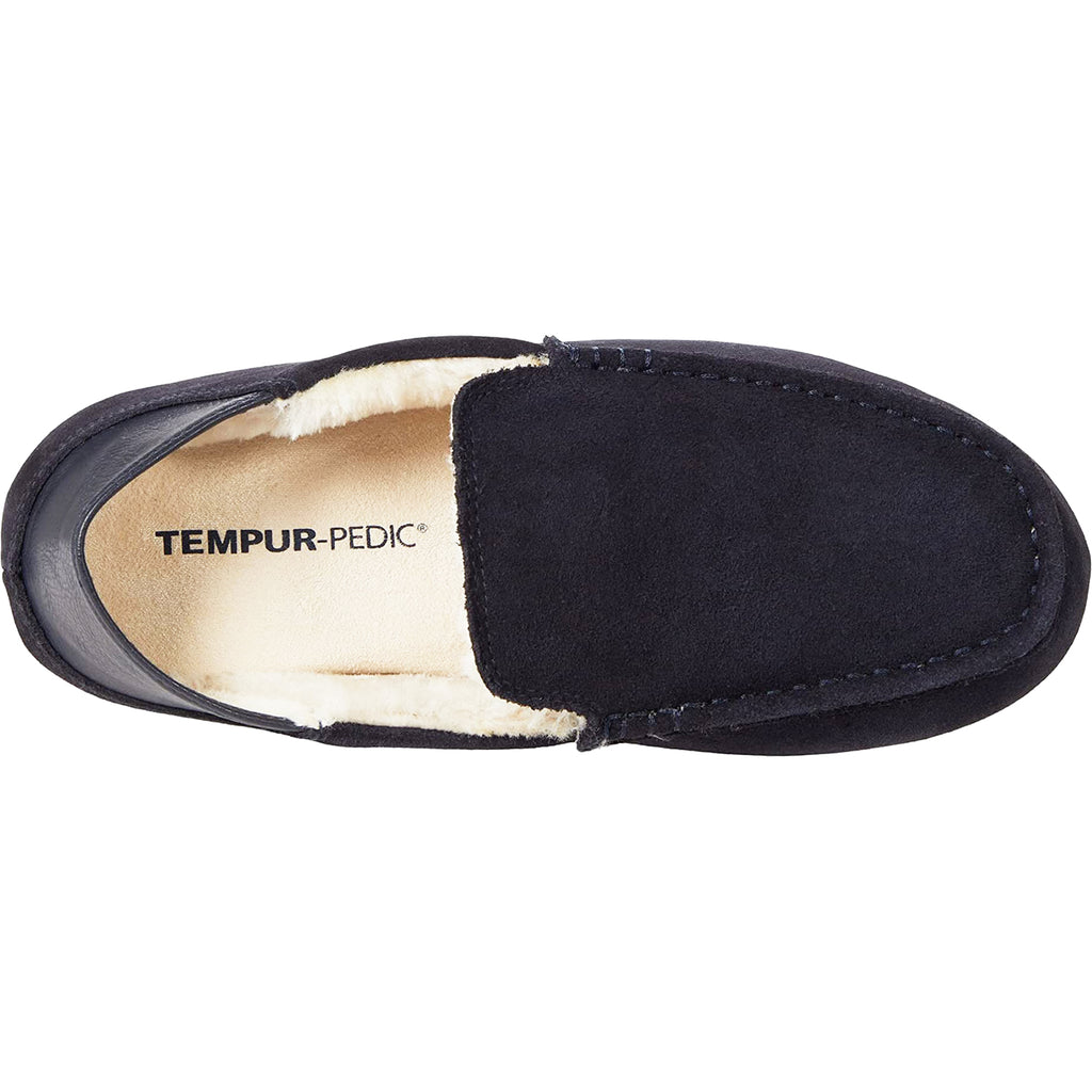 Mens Tempur-pedic Men's Tempur-Pedic Tatum Navy Suede/Leather Navy Suede/Leather