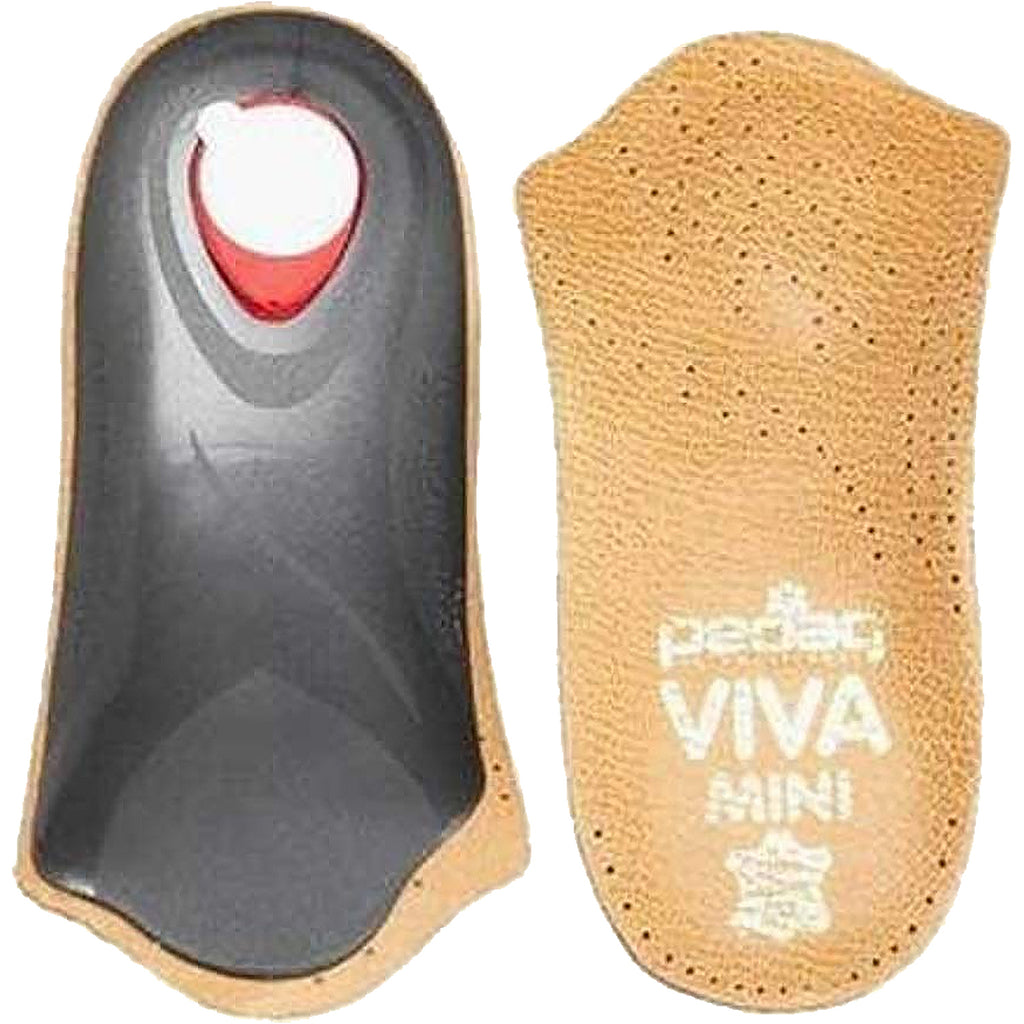 Unisex Pedag Unisex Pedag Viva Mini 3/4 Orthotic Insoles Tan Leather Tan