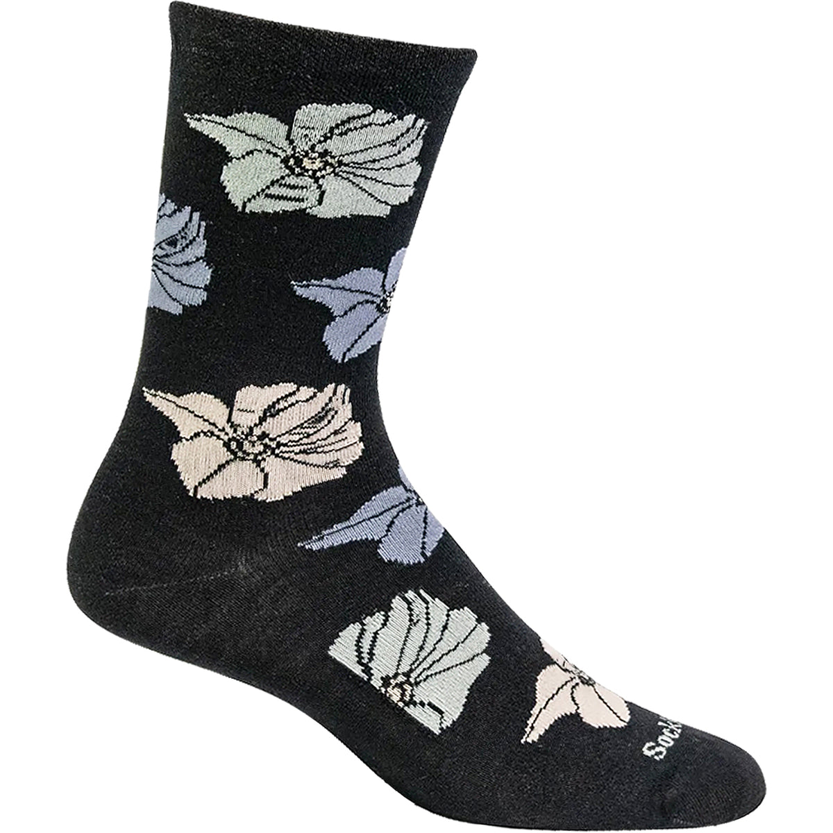 Sockwell Big Bloom Black | Essential Comfort Socks | Footwear etc.