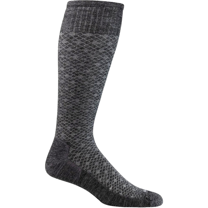 Men's Sockwell Featherweight Charcoal Knee High Socks 15-20 mmHg