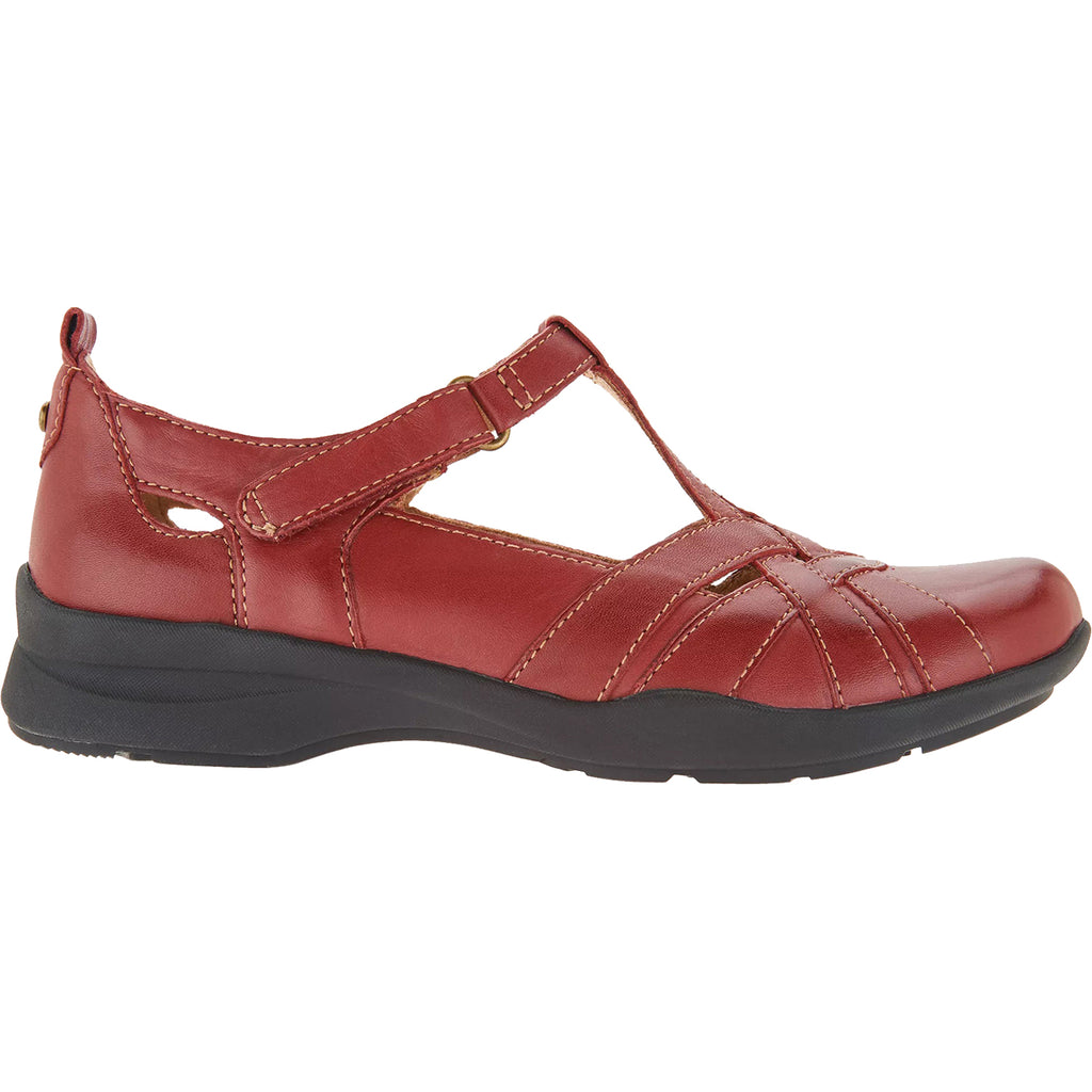 Womens Earth Women's Earth Ocelot Regal Red Leather Regal Red Leather