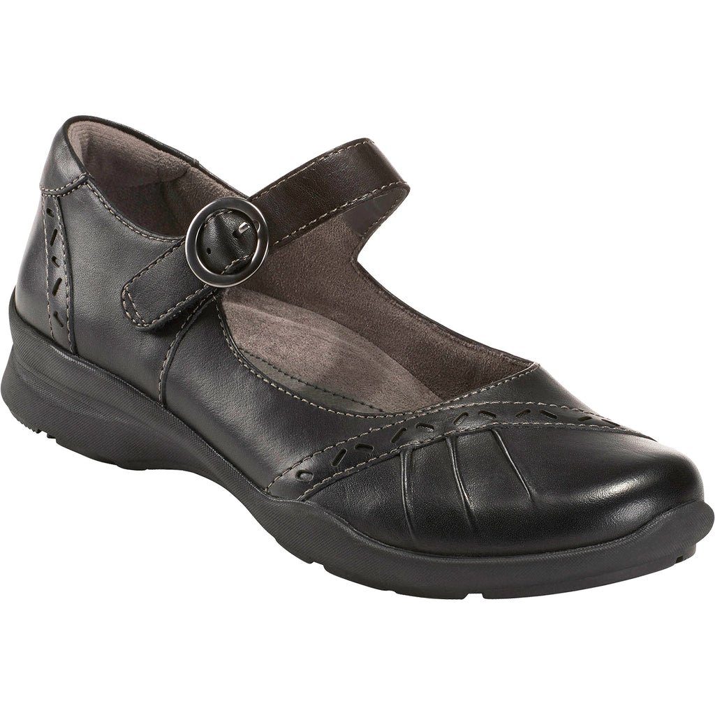 Womens Earth Women's Earth Superior Black Leather Black Leather