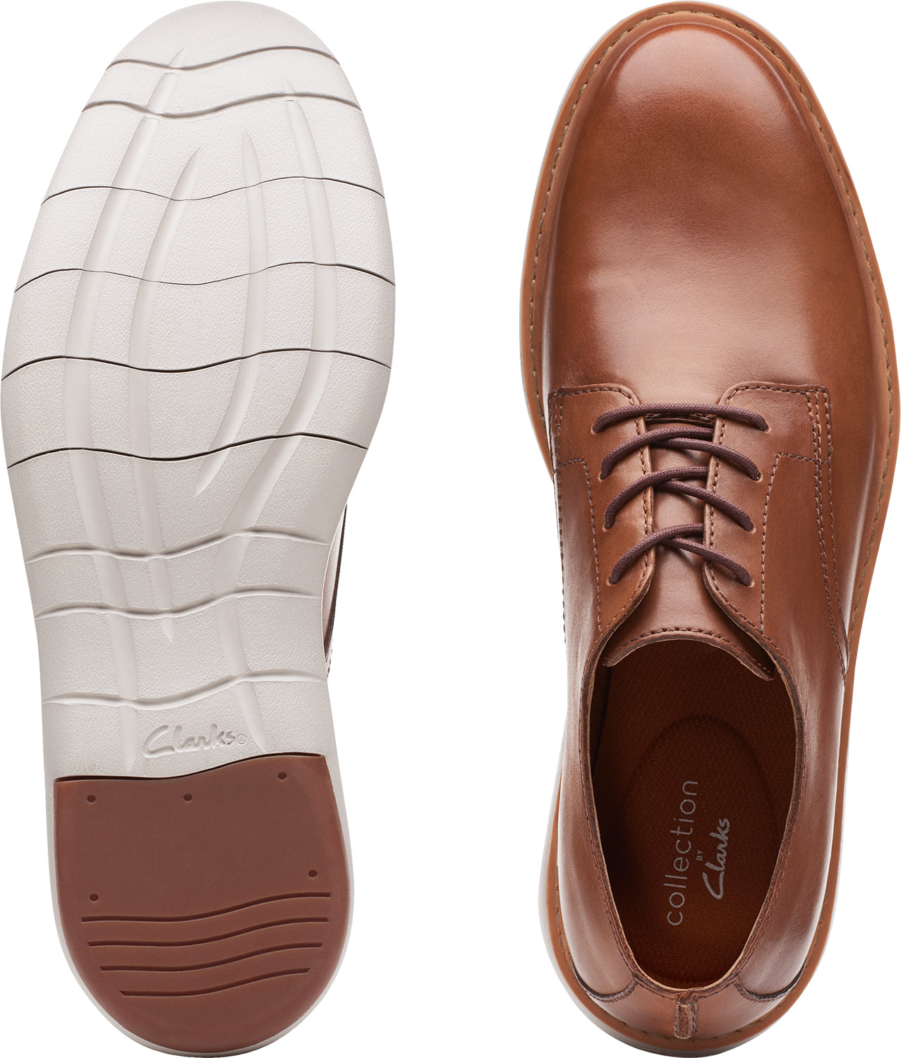 Men's Clarks Draper Lace Tan Leather – Footwear etc.