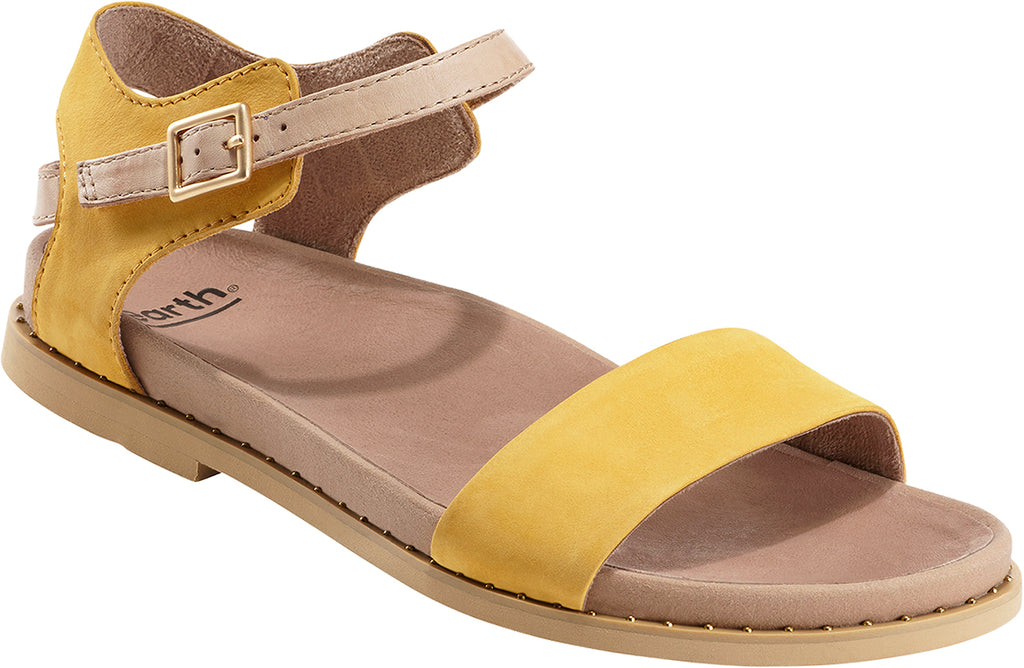 Womens Earth Women's Earth Cameo Yellow Suede Yellow Suede