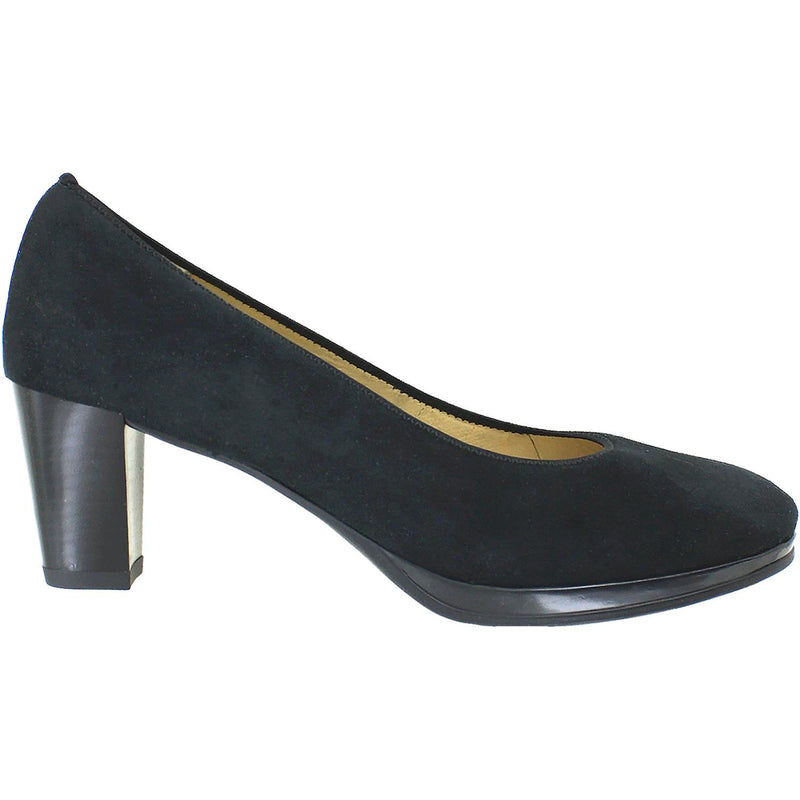 Women's Ara Shoes Ophelia Black Samtchevro Suede