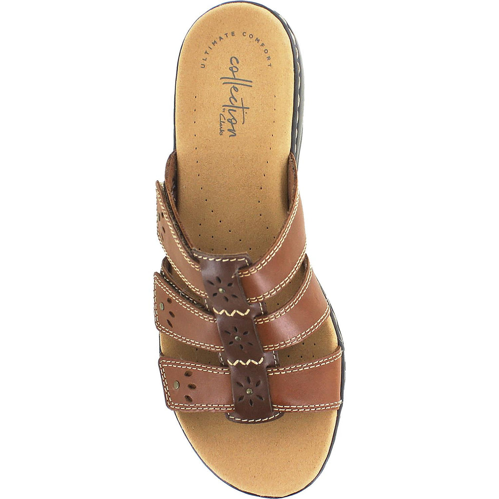 Womens Clarks Women's Clarks Leisa Spring Brown Multi Leather Brown Multi Leather