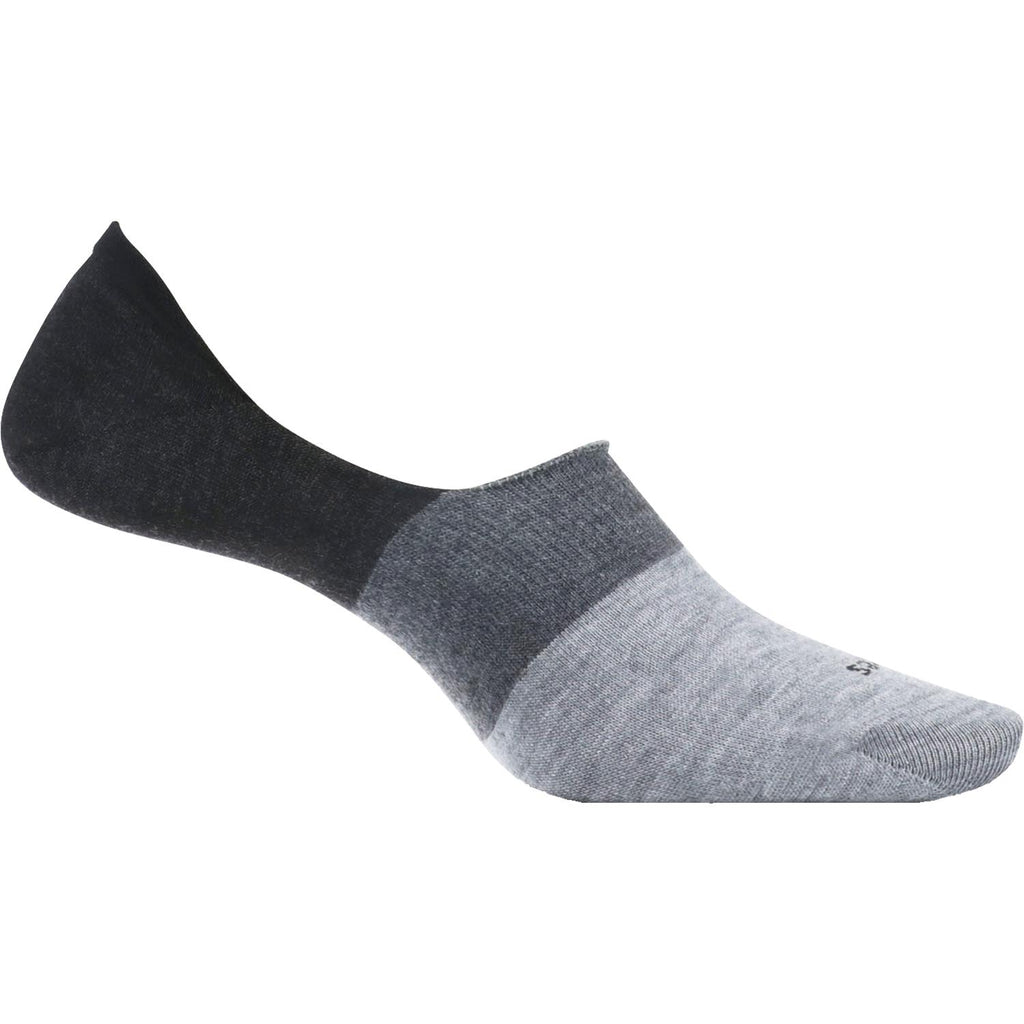 Mens Feetures Men's Feetures Everyday Hidden Socks Colorblock Charcoal Colorblock Charcoal