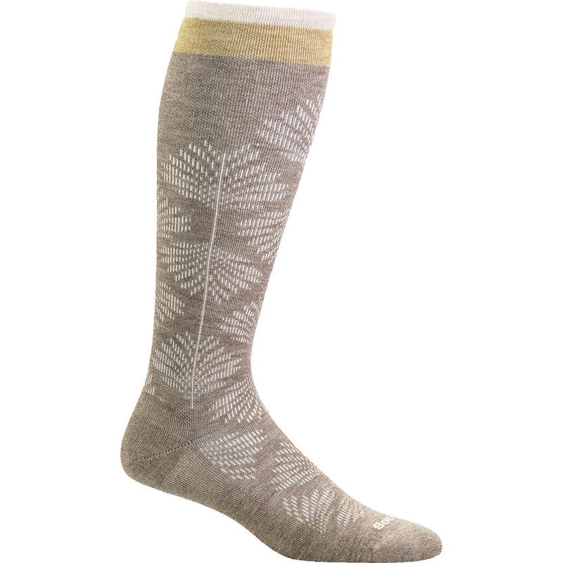 Women's Sockwell Full Floral Knee High Socks 15-20 mmHg Khaki