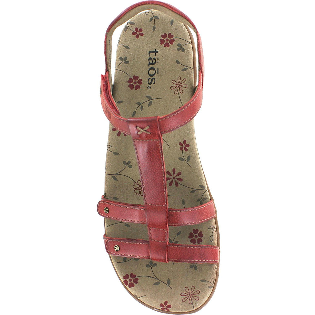 Womens Taos Women's Taos Trophy 2 Red Leather Red Leather