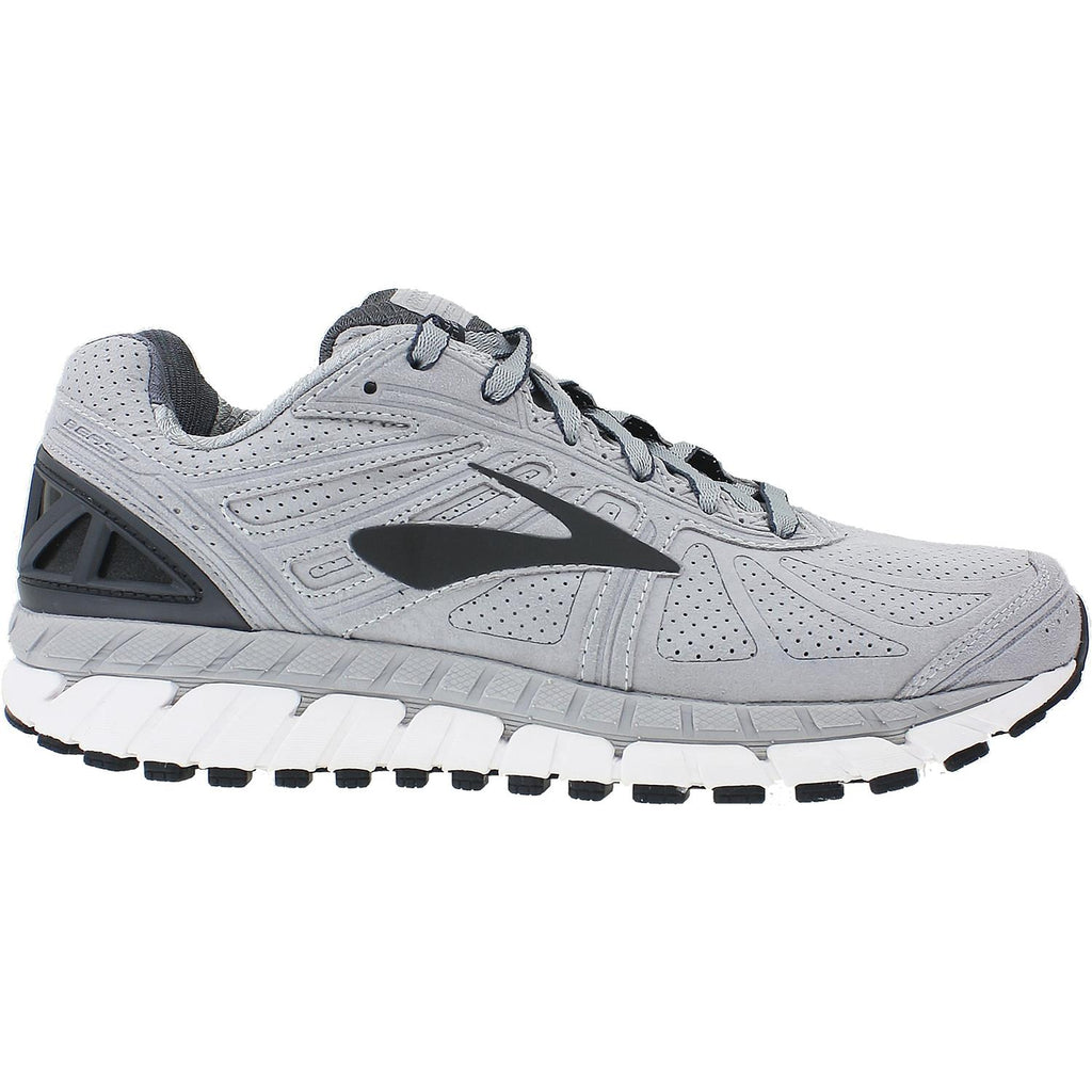 Mens Brooks Men's Brooks Beast 16 LE - Limited Edition Silver/Anthracite Suede Silver/Anthracite Suede
