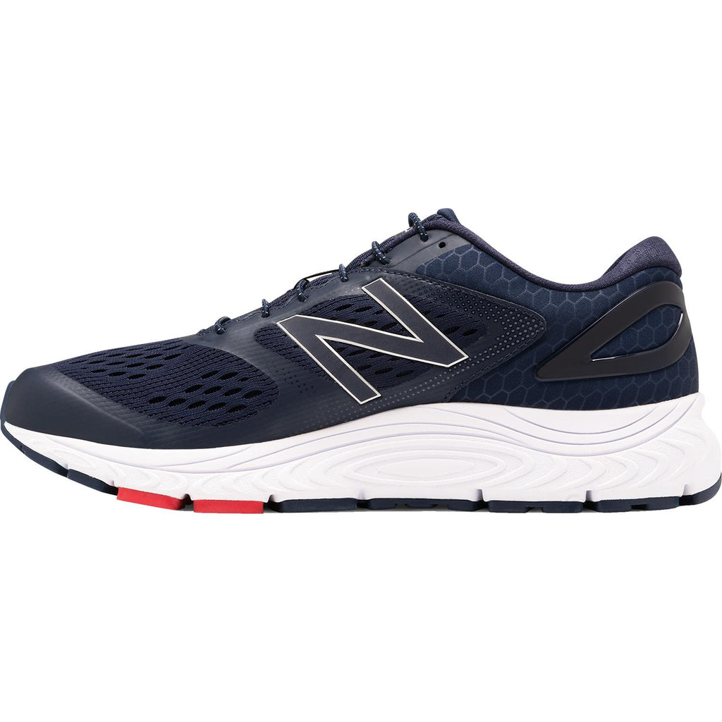 Mens New balance Men's New Balance M840BP4 Running Shoes Pigment/White/Team Red Synthetic Mesh Pigment/White/Team Red Synthetic Mesh