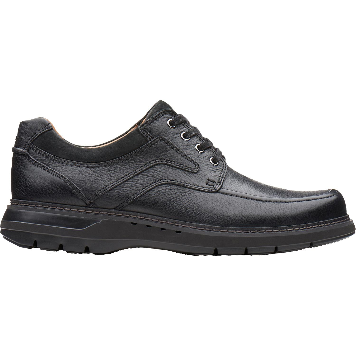 Men's Clarks Un Ramble Lace Black Leather – Footwear etc.