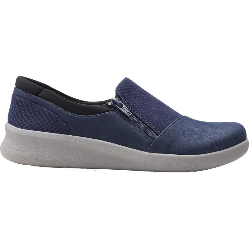 Women's Clarks Cloudsteppers Sillian 2.0 Day Navy Fabric