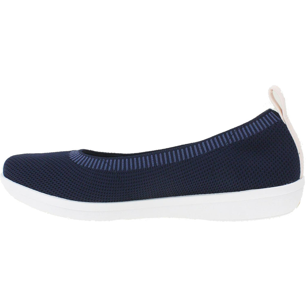Womens Clarks Women's Clarks Cloudsteppers Ayla Paige Navy Knit Textile Navy Knit Textile
