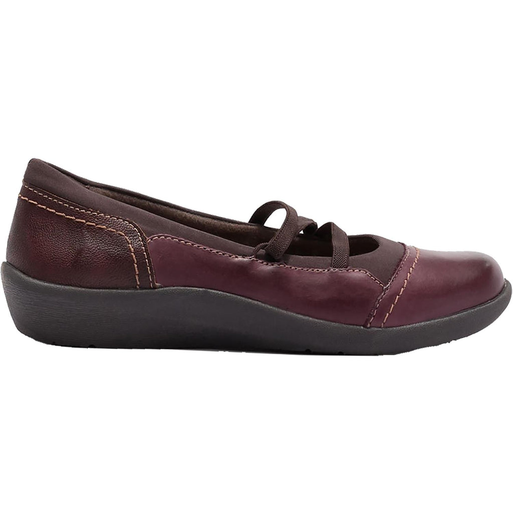 Womens Earth Women's Earth Leslie Rich Plum Leather Rich Plum Leather